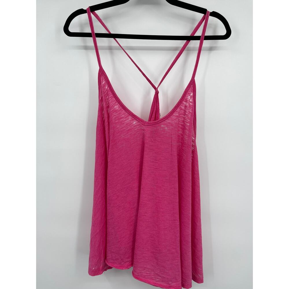 We The Free Pink Sandy Tank Top Sleeveless Relaxed Fit Women's Size Medium NEW